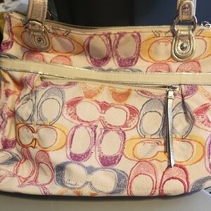 Coach Multicolor Women's Bag Great Condition!